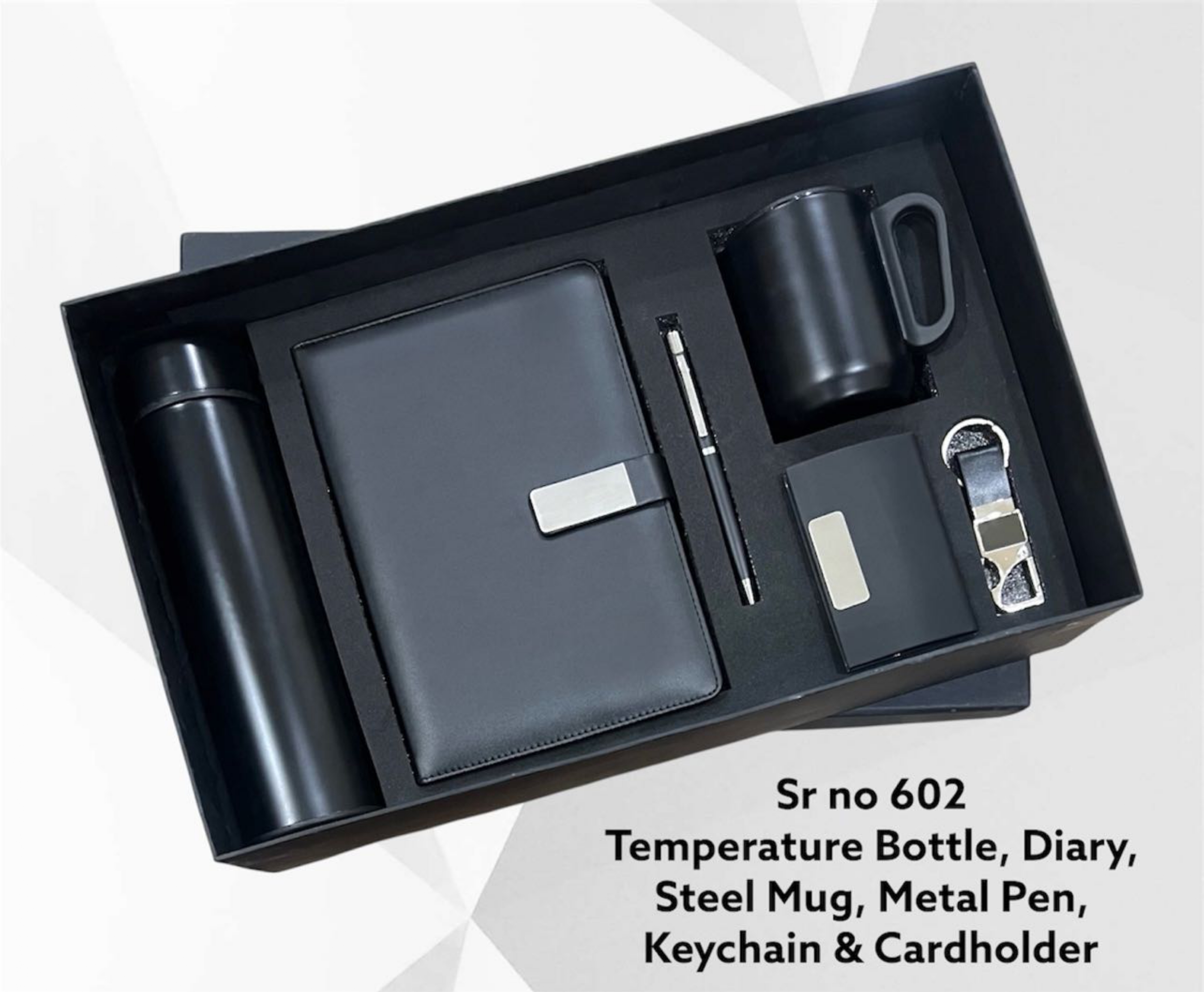 6 in 1 Executive Gift Set – Black Edition
