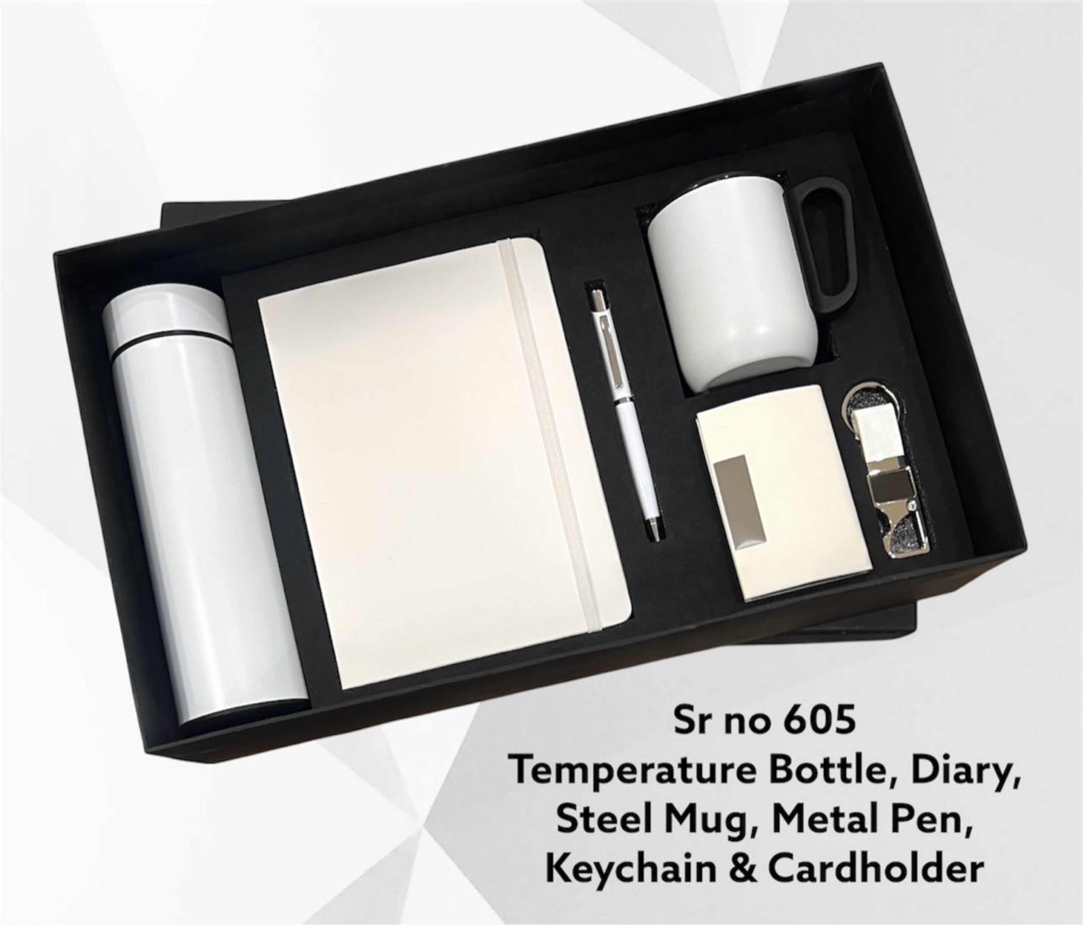 6 in 1 Executive Gift Set – White Edition