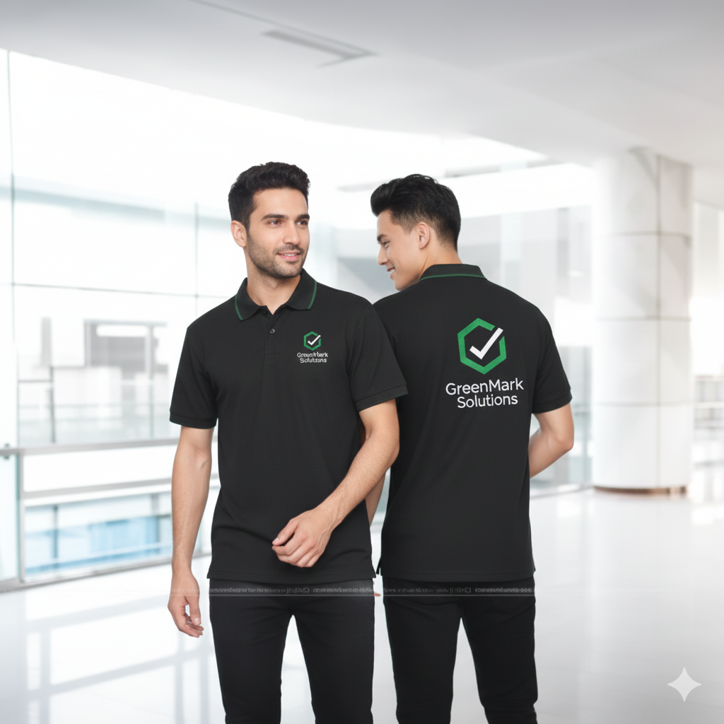 GREENMARK SOLUTIONS DUAL LOGO POLO
