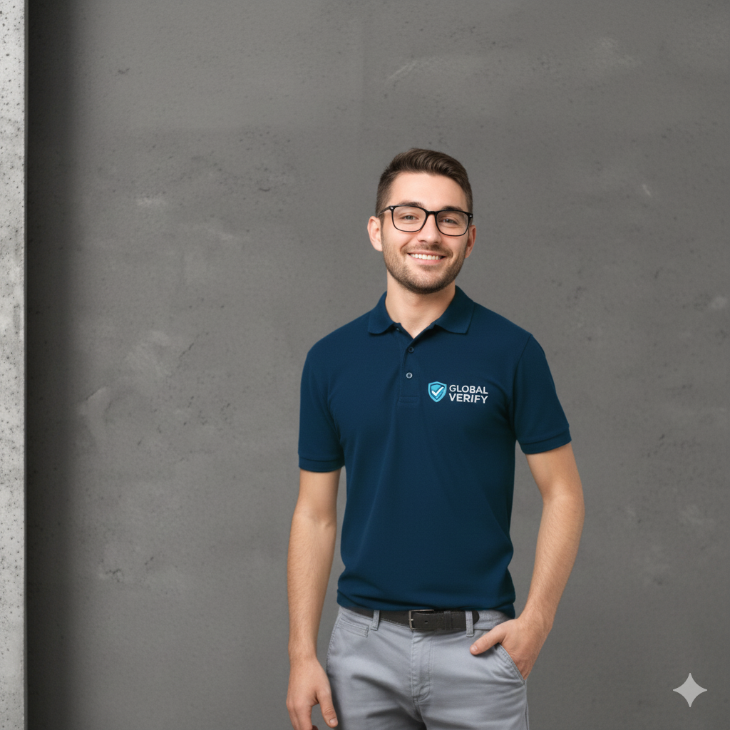 GLOBAL VERIFY SECURITY POLO T-SHIRT