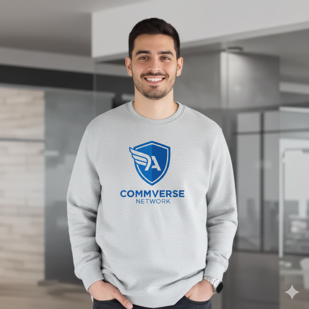 COMAVERSE NETWORK CREWNECK SWEATSHIRT