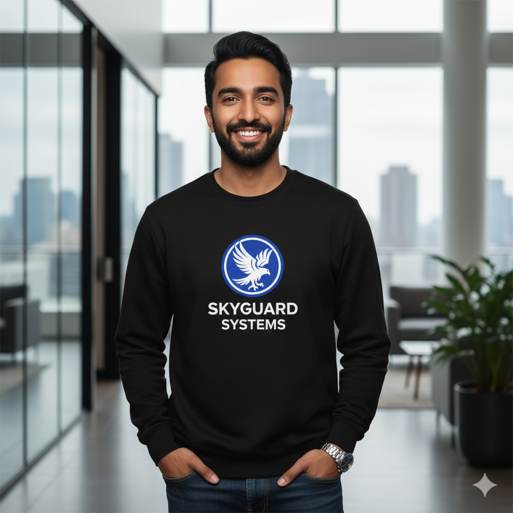 SKYGUARD SYSTEMS CREWNECK SWEATSHIRT