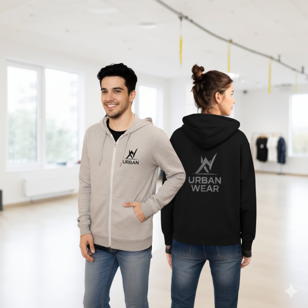 URBAN WEAR ZIP-UP HOODIE COMBO