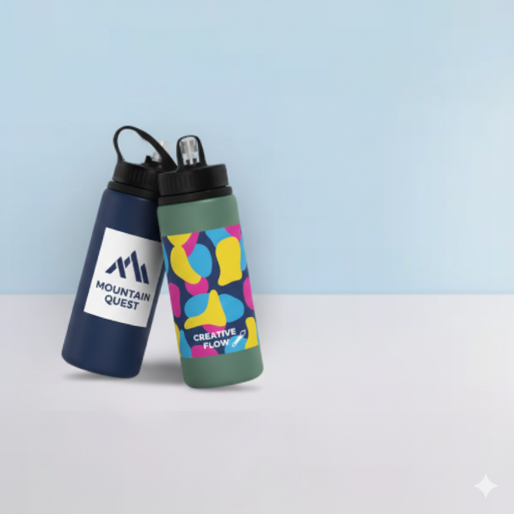  MOUNTAIN QUEST & CREATIVE FLOW SPORTS BOTTLE SET
