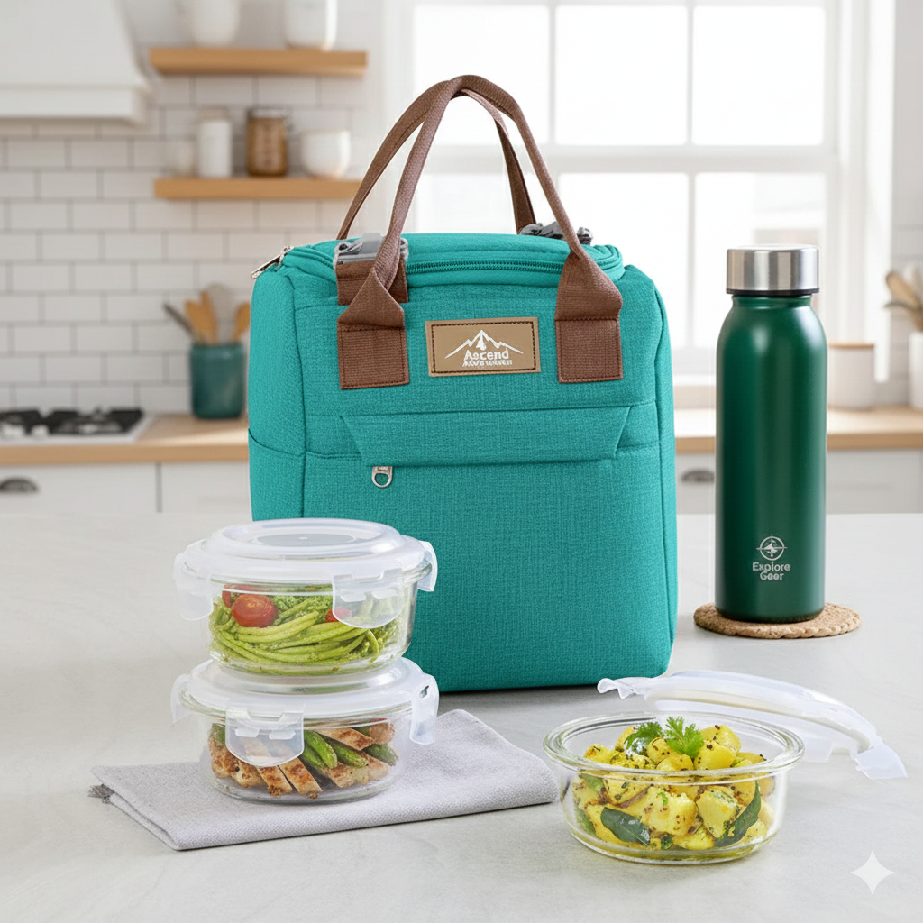  ASCEND ADVENTURES PREMIUM LUNCH TOTE SET