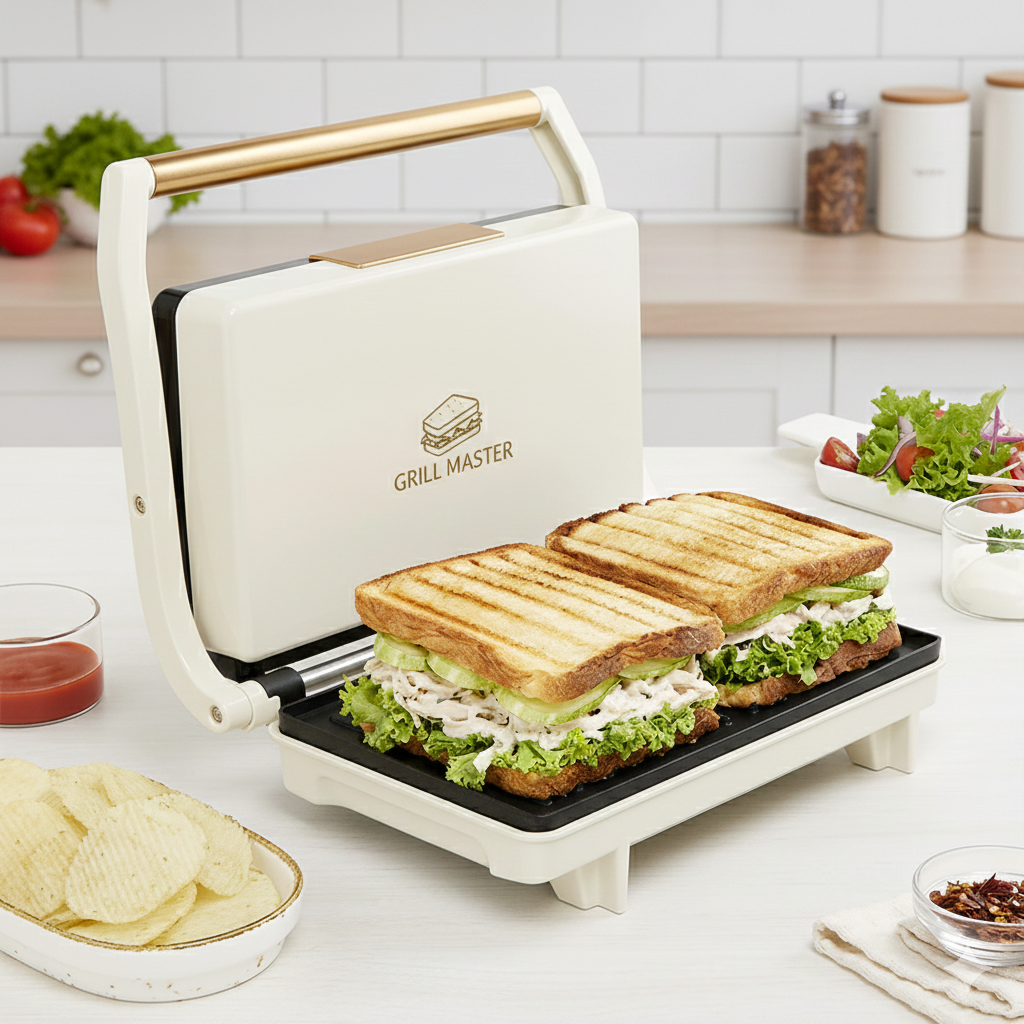 GRILL MASTER DELUXE SANDWICH GRILL & PRESS