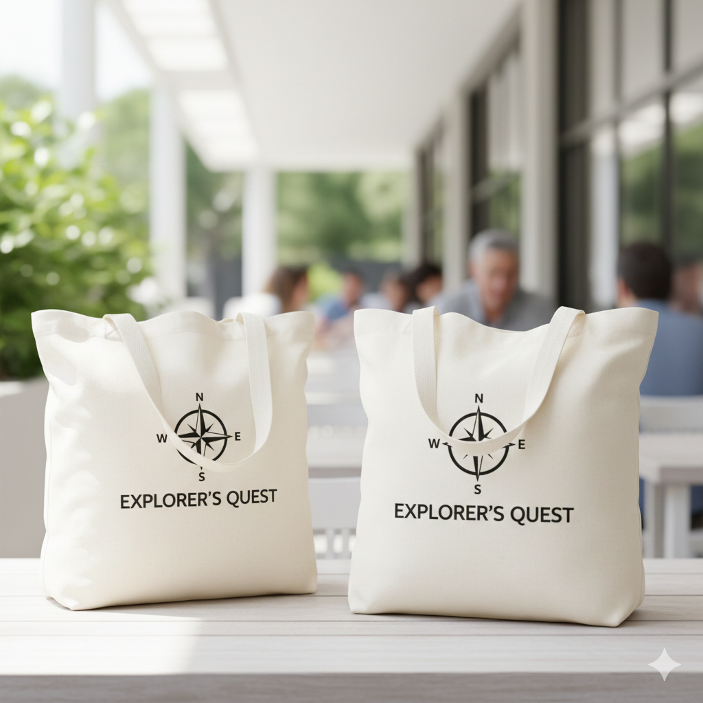 Explorer’s Quest Canvas Tote