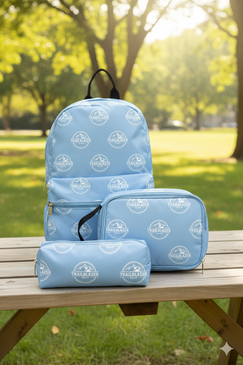 Gear Sky Blue School Set