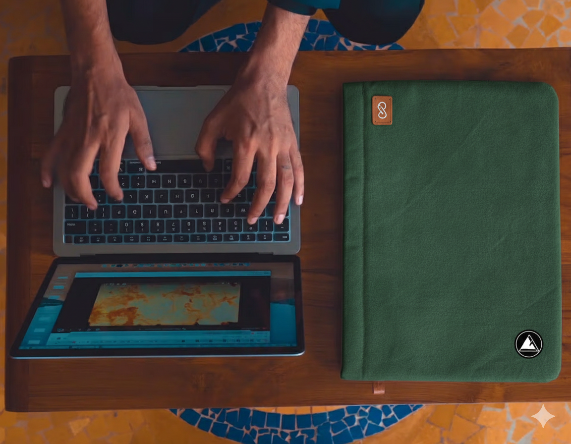 Midnight Navigator Zip Pouch