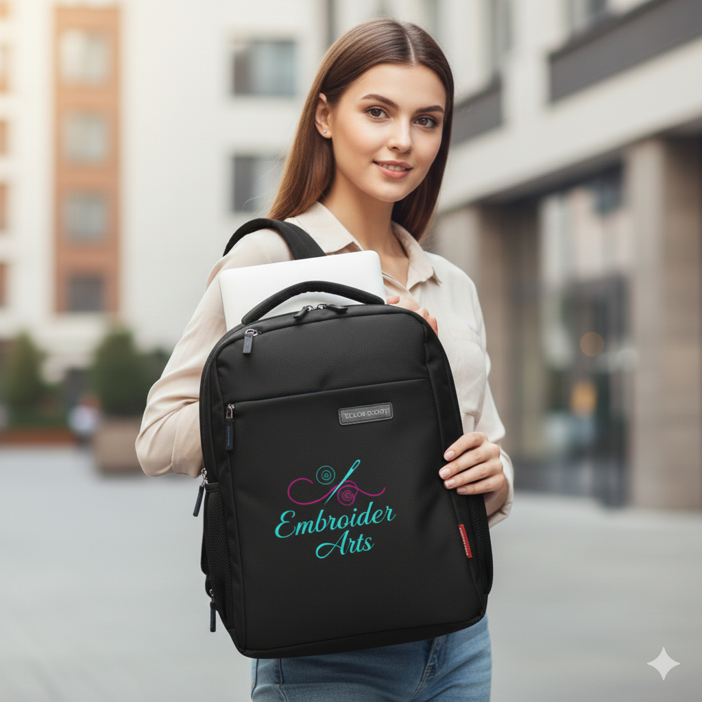 EMBROIDER ARTS SIGNATURE LAPTOP BACKPACK