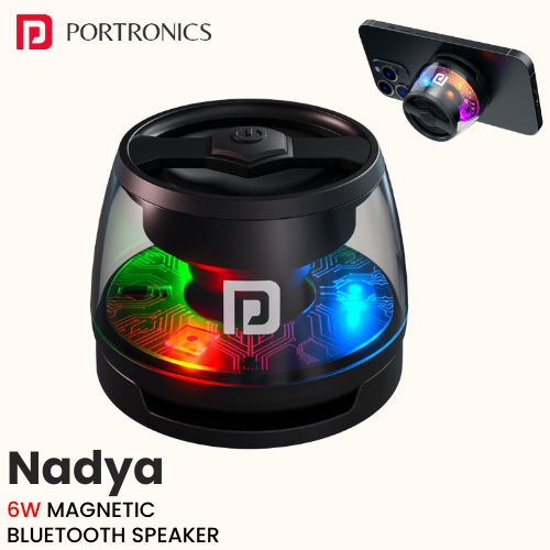 Portronics Nadya – 6W Magnetic Bluetooth Speaker (Custom Logo Ready)