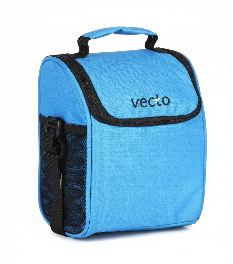 Insulated Sky Blue Lunch Bag