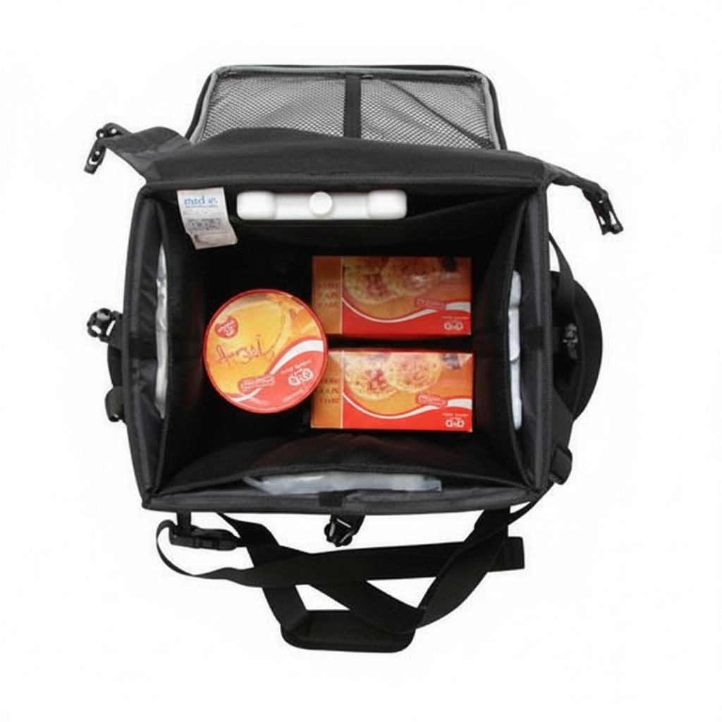 Top-Loading Insulated Food Delivery Bag